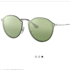 Ray ban sunglasses with green mirror